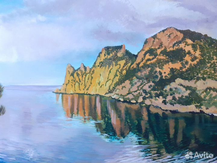 Новый свет Крым картина акрилом