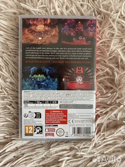 Картридж nintendo switch Cult of the lamb