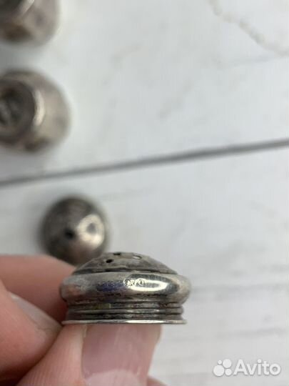 Серебряные солонки Англия