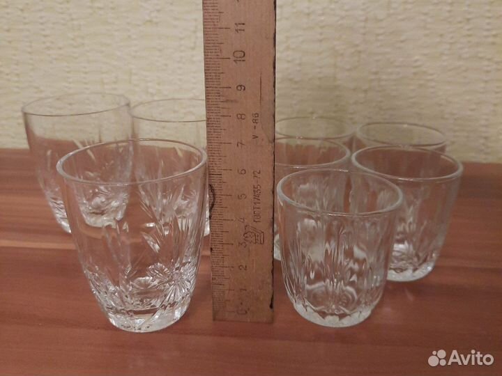 Хрустальный бокал и рюмки СССР