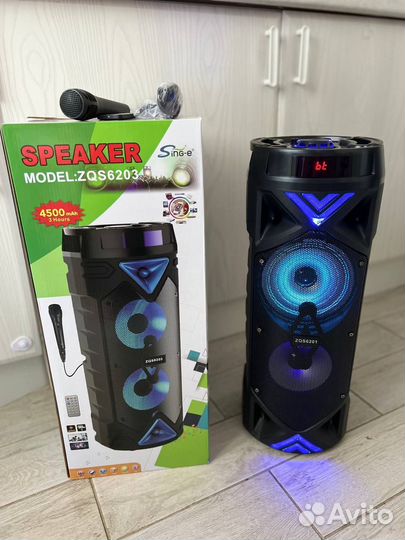 Портативная колонка bluetooth 60см