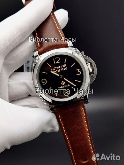 Мужские часы механика panerai luminor firenze