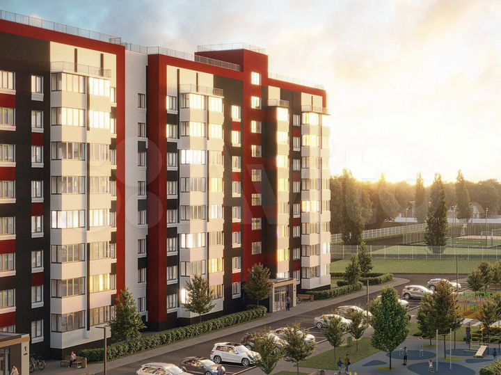 2-к. квартира, 53,4 м², 4/8 эт.