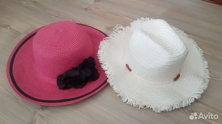Шляпа женская соломенная