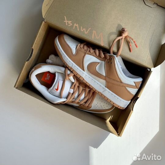 Nike sb dunk low pro iso - Light Cognac - оригинал