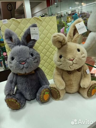 Мягкие игрушки заяц кролик новый