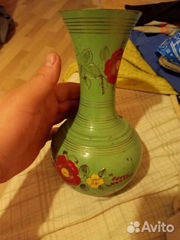 Ваза индия зелёная