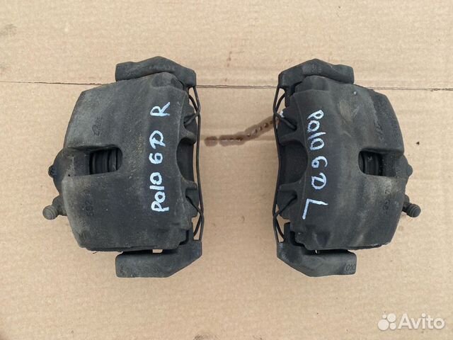 Суппорт тормозной передний Volkswagen Polo 5 sedan