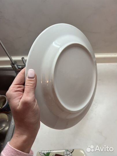 Тарелка и лопатка керамика для торта или салата