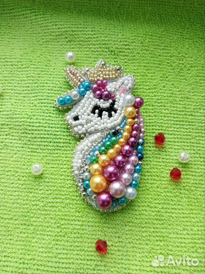 Брошь ручной работы