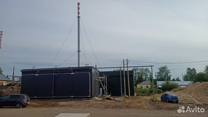 Сушильная камера древесины - 80 куб.м загрузка