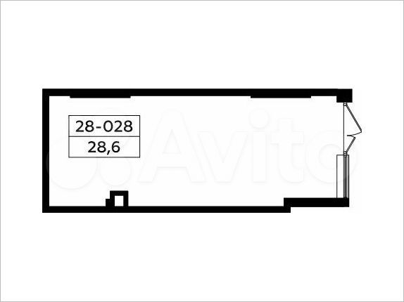 Продается торговое помещение, площадь 28.6 кв.м