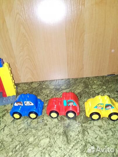 Конструктор лего дупло автомойка с машинками