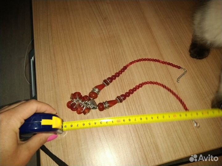 Колье из натурального камня