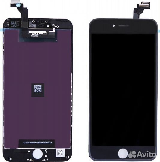 Дисплей iPhone 6S Plus + тачскрин с рамкой черный