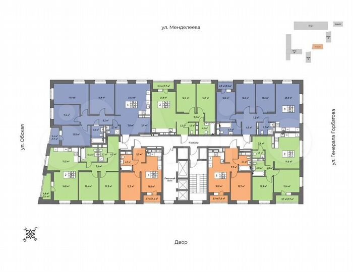 4-к. квартира, 112,4 м², 10/22 эт.