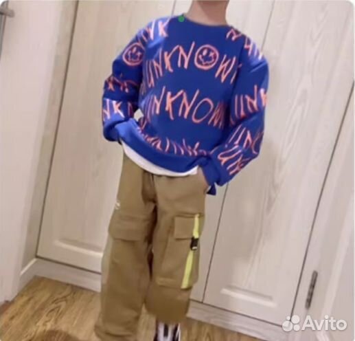 Брюки джоггеры с карманами для подростка