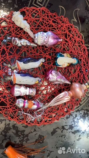 Елочные игрушки советские СССР