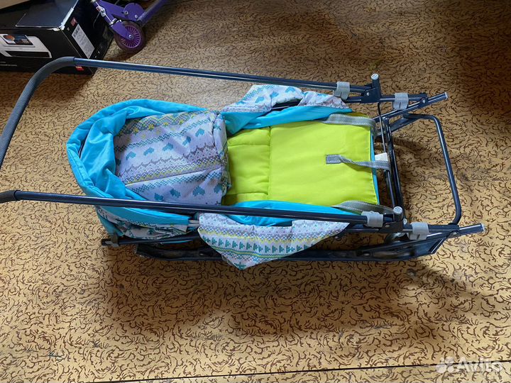 Детские санки с колесами