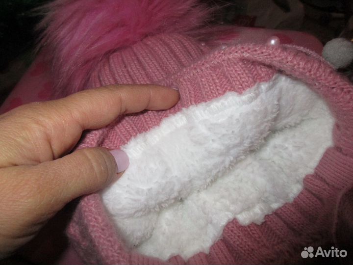 Шапка зимняя на 2-3 года