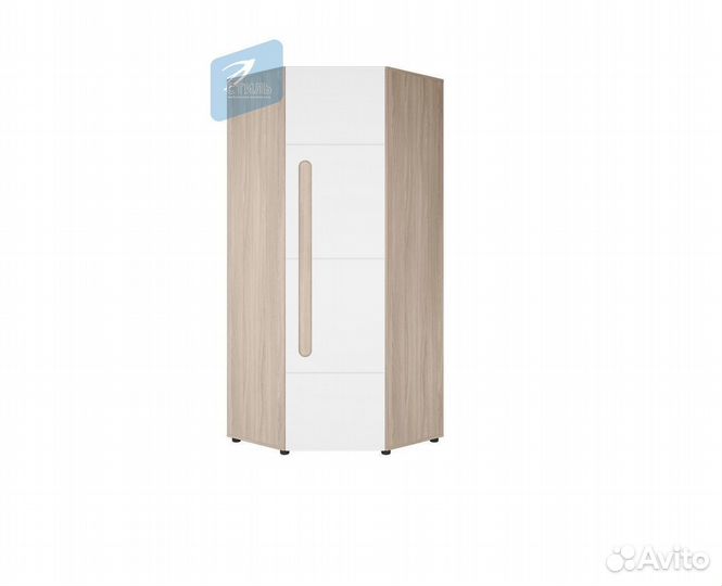 Палермо-3 Шкаф угловой шк-013 Ясень Шимо светлый Б