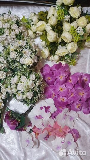 Искусственные цветы для декора