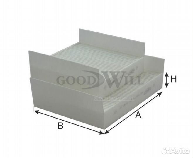 Goodwill AG 295 2K CF Фильтр салона
