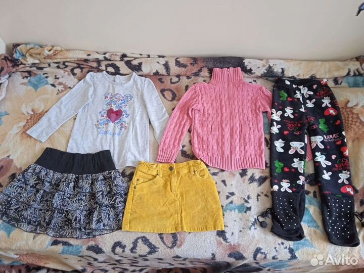 Вещи пакетом на девочку 4, 5 лет