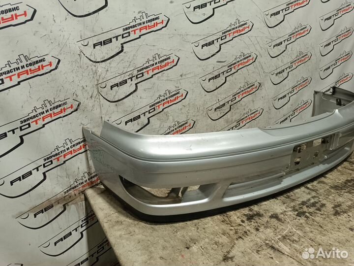 Бампер toyota mark II GX100 GX105 JZX100 JZX101 JZX105 LX100 5211922880A1 1 модель передний серебро