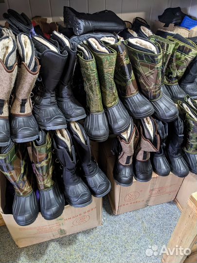 Сапоги для охоты и рыбалки Эва резина