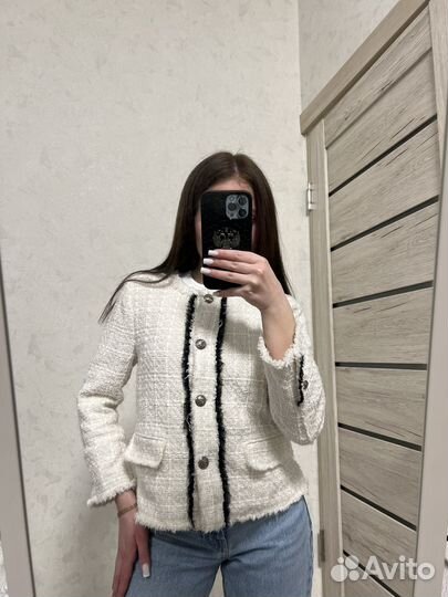 Твидовый жакет Zara