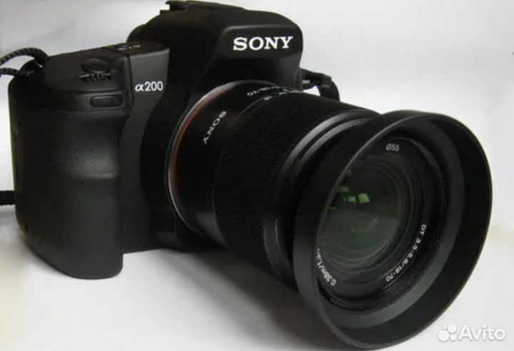 Фотоаппарат sony alpha dslr-a200