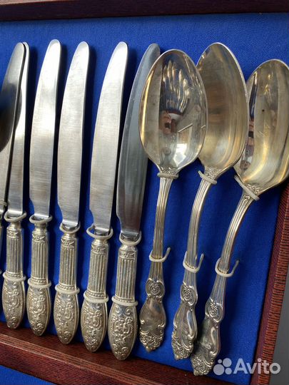 Набор столовых приборов мельхиор СССР
