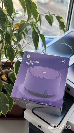 Яндекс станция лайт lite фиолетовая, новая