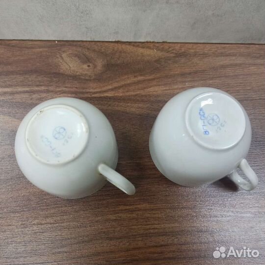 Советский Фарфор Чашки 2 Штуки Цена За Всё