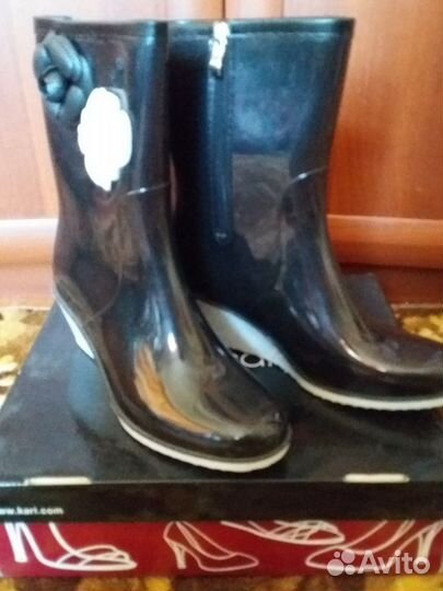 Cапоги резиновые новые раз.39