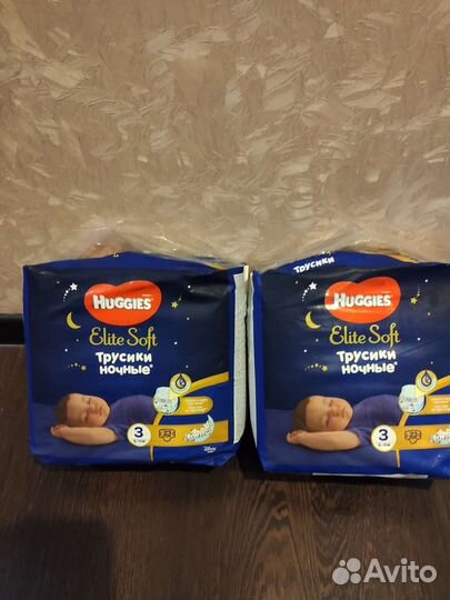 Трусики ночные Huggies Elite Soft 6-11 кг