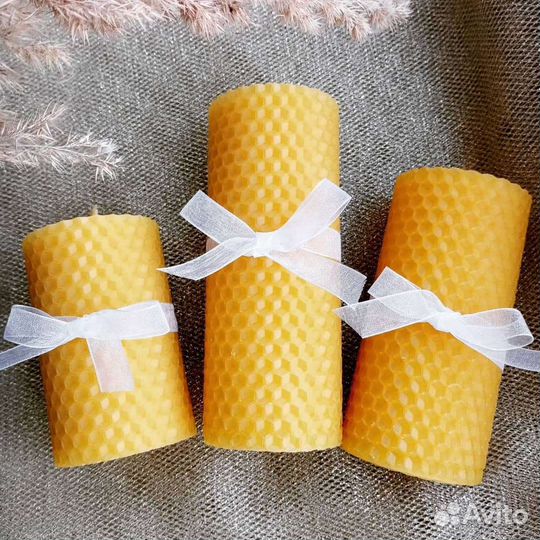 Свечи из натуральной вощины