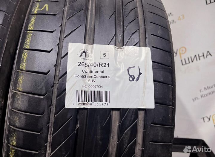 Continental ContiSportContact 5 SUV 265/40 R21 94Y