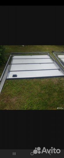 Секционные ворота бу