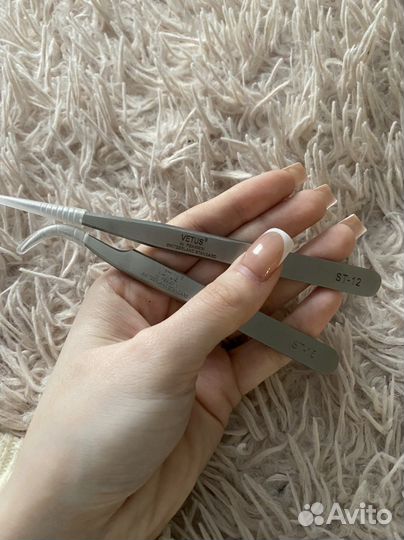 Пинцеты для наращивания ресниц