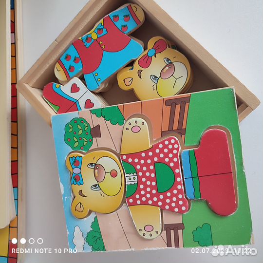 Развивающие деревянные игрушки