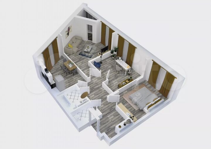 3-к. квартира, 79,3 м², 14/15 эт.