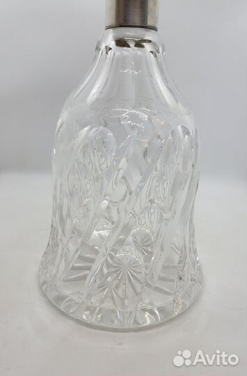 Графин хрустальный с серебром