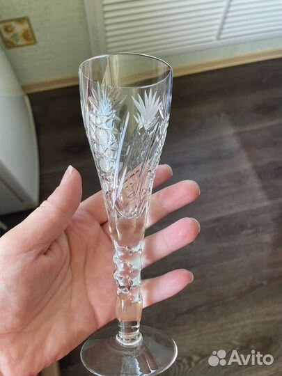 Бокалы для шампанского хрусталь