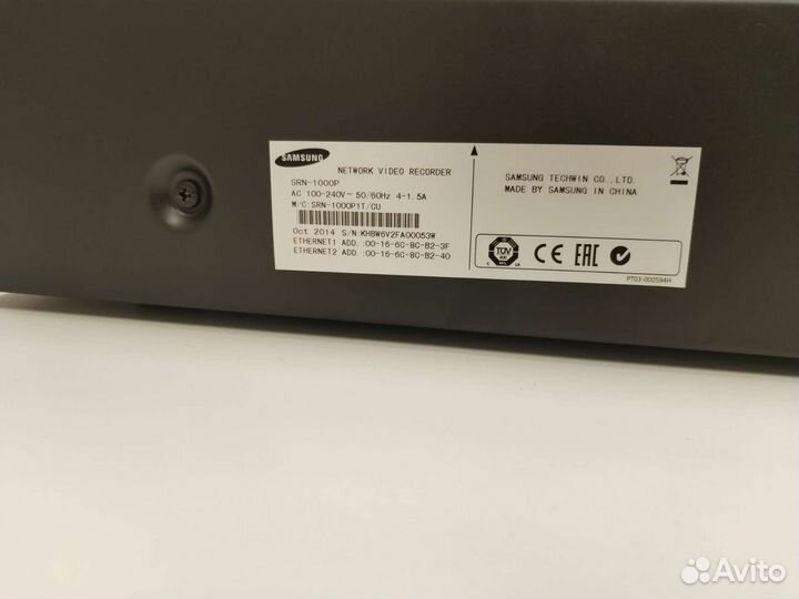 Сетевой видеорегистратор Samsung srn-1000p