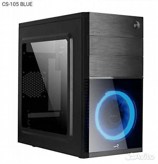 Корпус Aerocool CS-105 Minitower Без бп чёрный, CS
