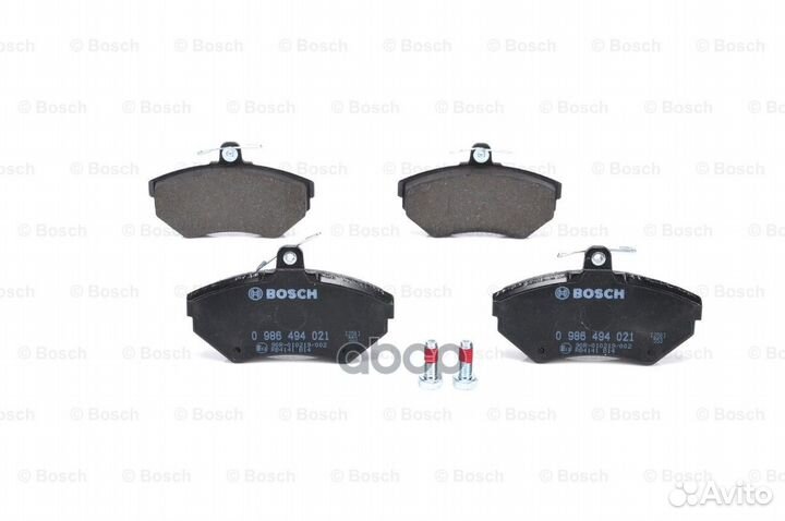 0 986 494 021 631 10 колодки дисковые пVW Pas