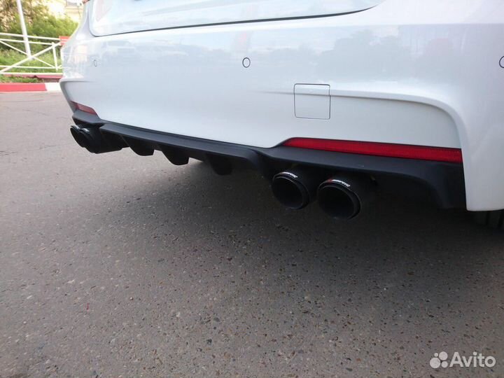 Диффузор m-performance черный 2x2 Bmw 3 Series F30