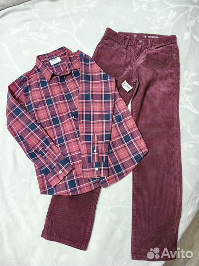 Комплект брюки и рубашка на мальчика 14 лет
